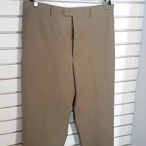 Lanificio Comero Slacks 100% Wool  Partial lining to knee in Front Camel Made In